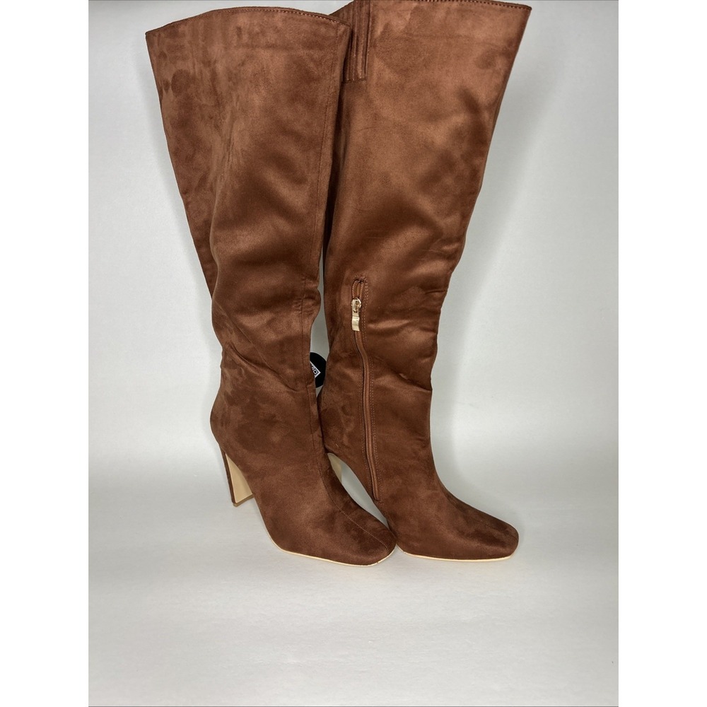 RF ROOM OF FASHION Women's Wide Calf Knee High Dress Boots 8W
